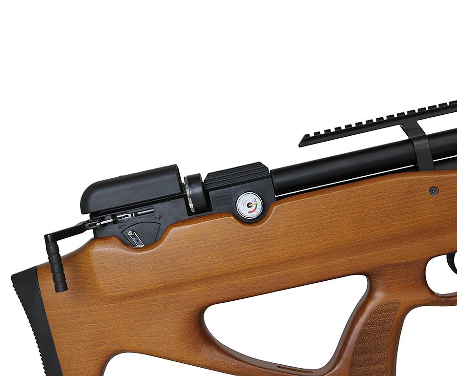 Carabina de Pressão PCP Nova Vista Bullpup Behemoth PS-R2-S 5,5 mm Wood