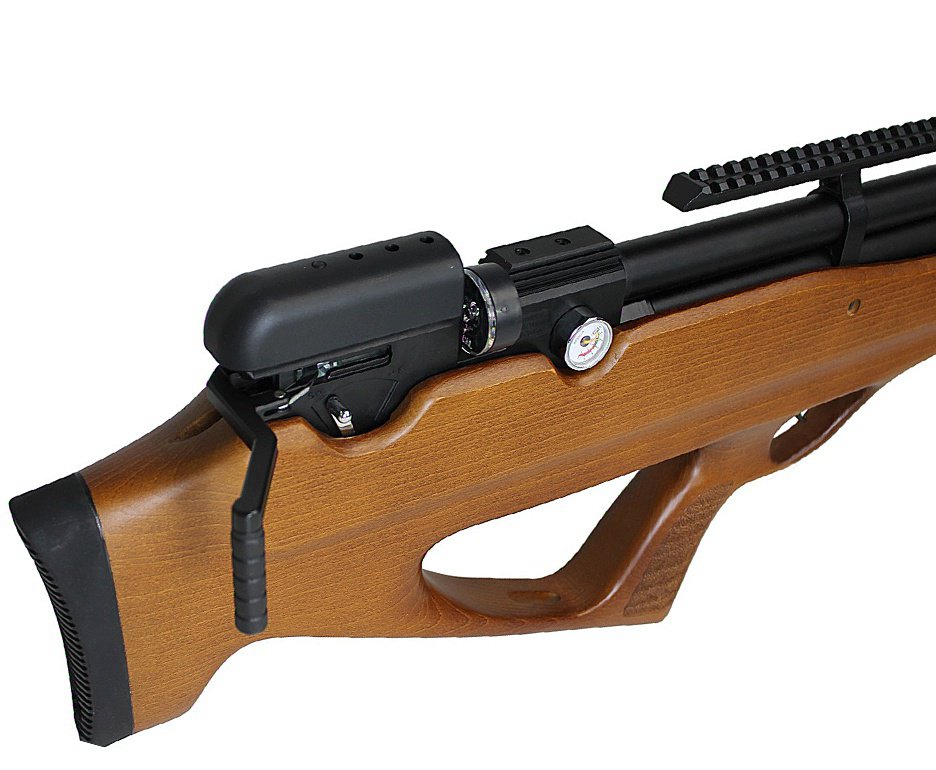 Carabina de Pressão PCP Nova Vista Bullpup Behemoth PS-R2-S 5,5 mm Wood