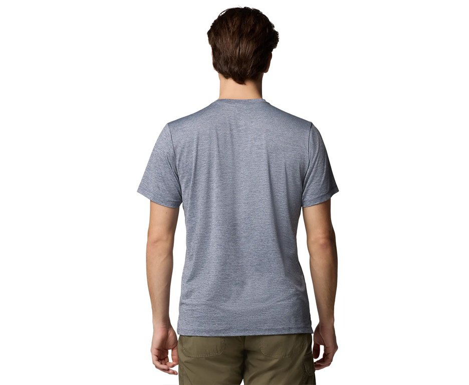 Camiseta Columbia Tech Trail Crew Neck II Masculina Collegiate Navy Heat