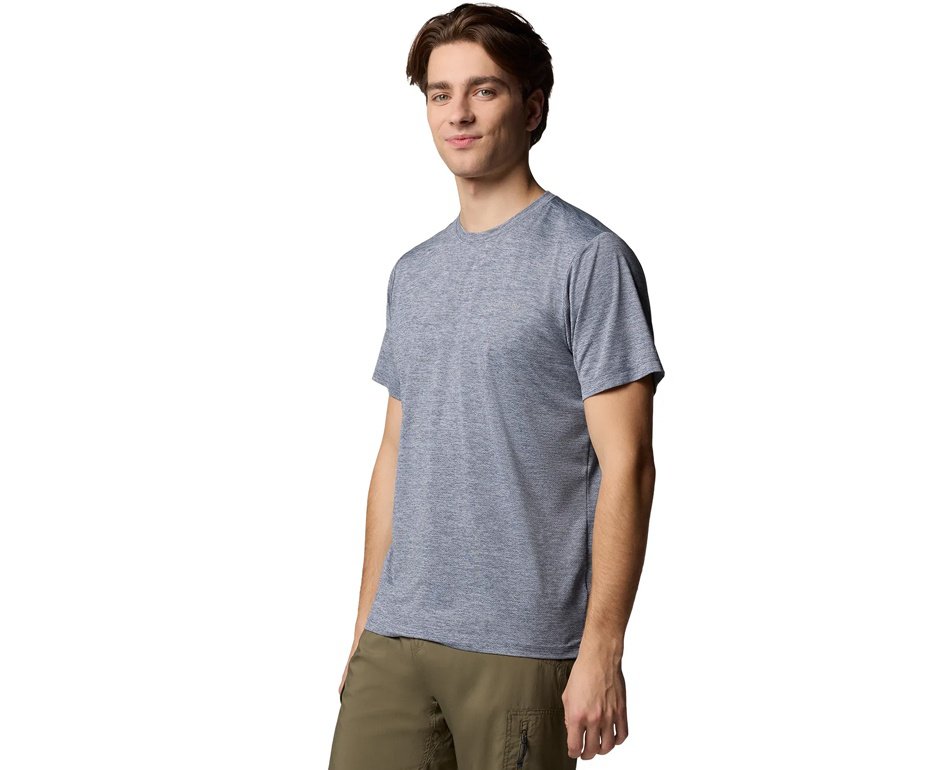 Camiseta Columbia Tech Trail Crew Neck II Masculina Collegiate Navy Heat