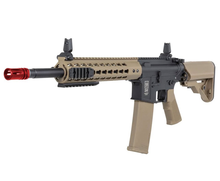 Rifle de Airsoft AEG SA-F02 Gen 2 Half Tan FLEX HAL ETU - Specna Arms + BBS