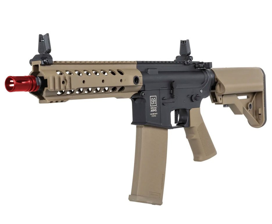 Rifle de Airsoft AEG SA-F01 Gen 2 Half Tan FLEX HAL ETU - Specna Arms + BBS