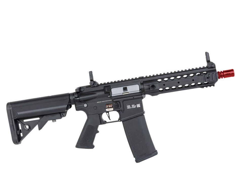 Rifle de Airsoft AEG SA-F01 Gen 2 Black FLEX HAL ETU - Specna Arms + Alvos + Desengripante / Anticorrosivo
