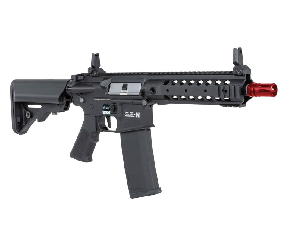 Rifle de Airsoft AEG SA-F01 Gen 2 Black FLEX HAL ETU - Specna Arms + Alvos + Desengripante / Anticorrosivo