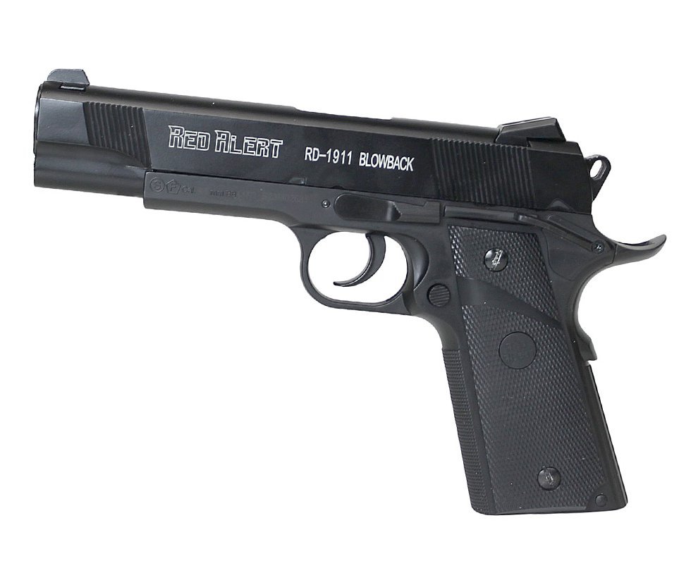 Pistola de Cilindro 12g Gamo Red Alert Rd-1911 Blowback 4,5mm - Mostruário