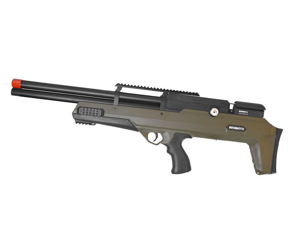 Carabina de Pressão PCP Nova Vista Bullpup Behemoth PS-R2-SF 6,35 mm Verde Militar