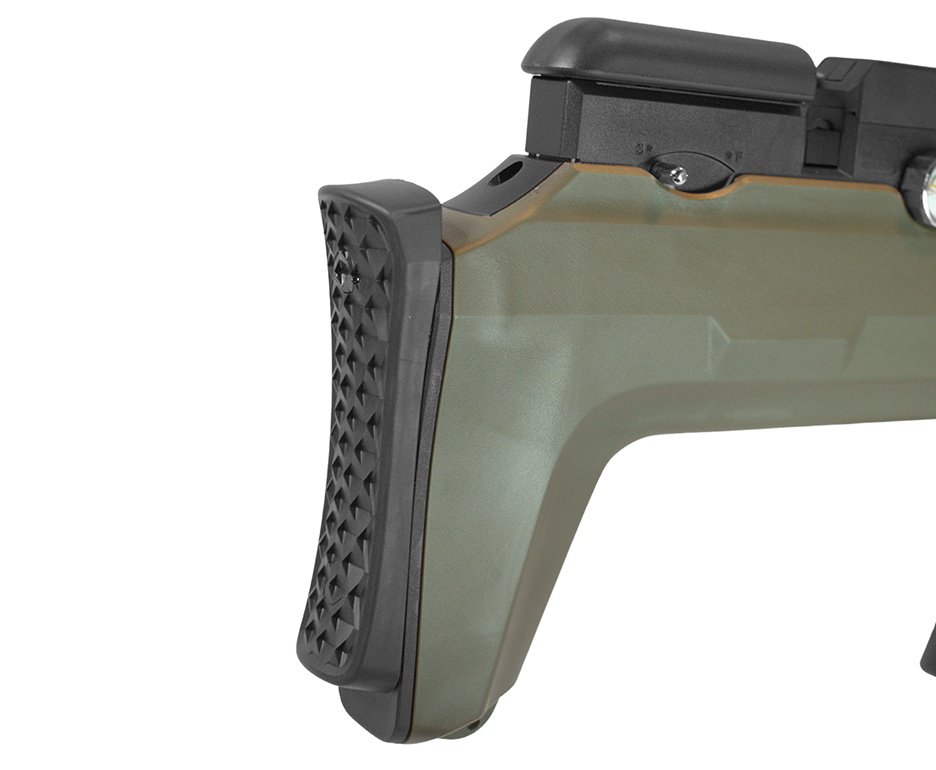 Carabina de Pressão PCP Nova Vista Bullpup Behemoth PS-R2-SF 6,35 mm Verde Militar