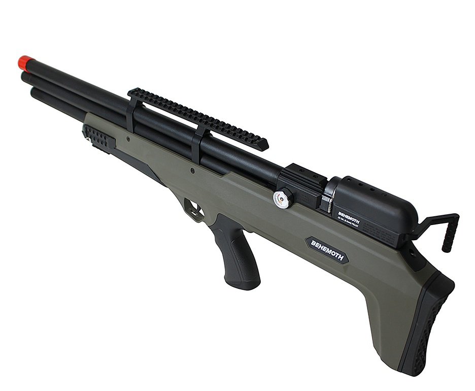 Carabina de Pressão PCP Nova Vista Bullpup Behemoth PS-R3-SF 5,5mm Verde Militar
