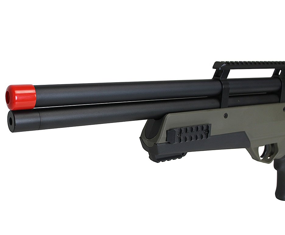 Carabina de Pressão PCP Nova Vista Bullpup Behemoth PS-R2-S 5,5 mm Verde Militar