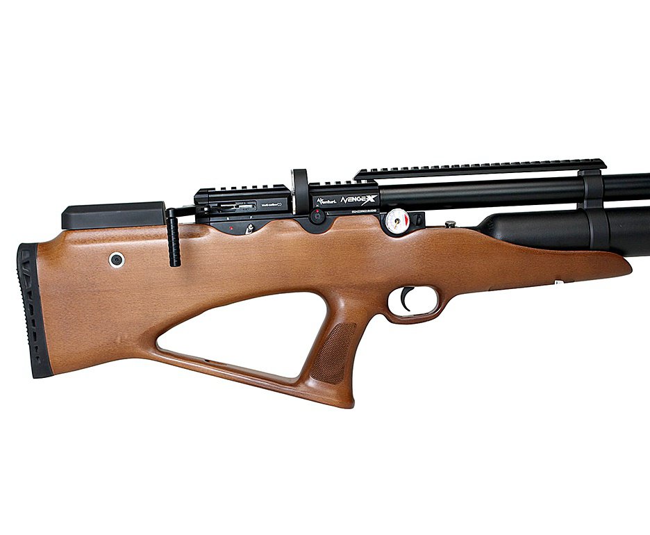 Carabina de Pressão Pcp Nova Vista Bullpup Avenge-X X1 BBW 5,5mm Wood