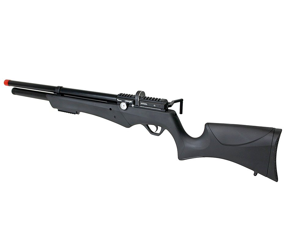 Carabina PCP Avenge-X X1 AS 5,5mm Montecarlo - Nova Vista + Bomba + Capa + Chumbo + Alvos + Luneta 4x32 + Bipé + Kit de Limpeza + Desengripante / Anticorrosivo