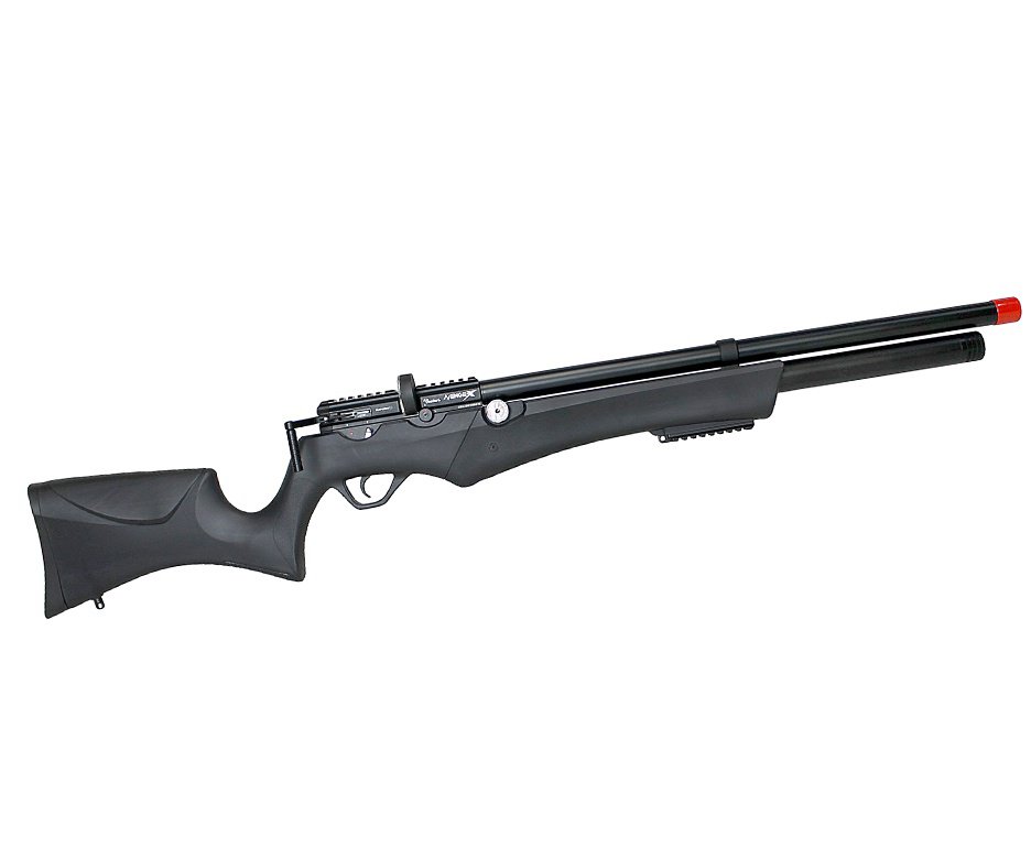 Carabina PCP Avenge-X X1 AS 5,5mm Montecarlo - Nova Vista + Bomba + Capa + Chumbo + Alvos + Luneta 4-16x50 + Bipé + Kit de Limpeza + Desengripante / Anticorrosivo