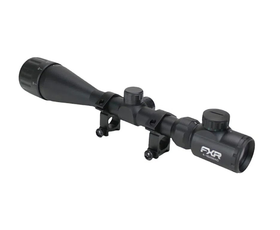 Carabina PCP Avenge-X X1 AS 5,5mm Montecarlo - Nova Vista + Bomba + Capa + Chumbo + Alvos + Luneta 4-16x50 + Bipé