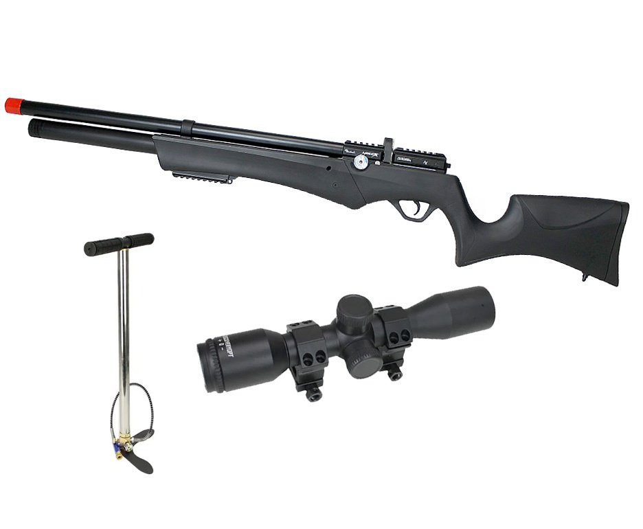 Carabina PCP Avenge-X X1 AS 5,5mm Montecarlo - Nova Vista + Bomba + Luneta 4x32