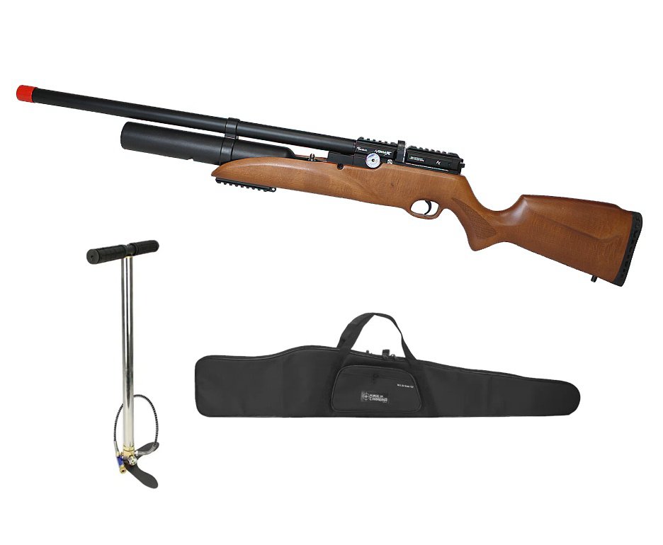 Carabina de Pressão PCP Nova Vista Avenge-X X1 BW 5,5mm Wood + Bomba + Capa