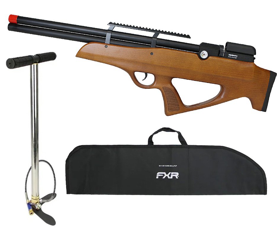 Carabina PCP Nova Vista Behemoth PS-R2-S Bullpup 5,5mm Wood + Bomba + Capa