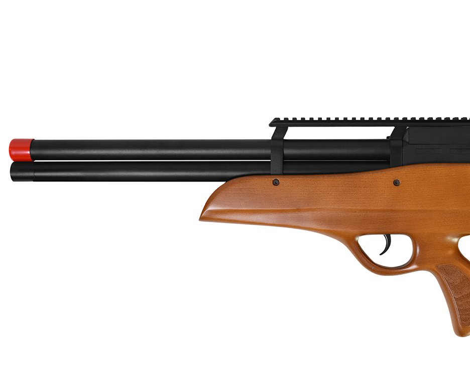 Carabina PCP Nova Vista Behemoth PS-R2-SF Bullpup 6,35mm Wood - Nova Vista + Bomba + Luneta 4x32