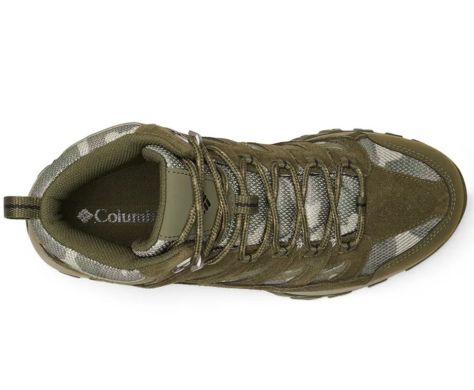 Bota Columbia Masculina Crestwood™ Mid Waterproof - Verde Oliva/Camuflado