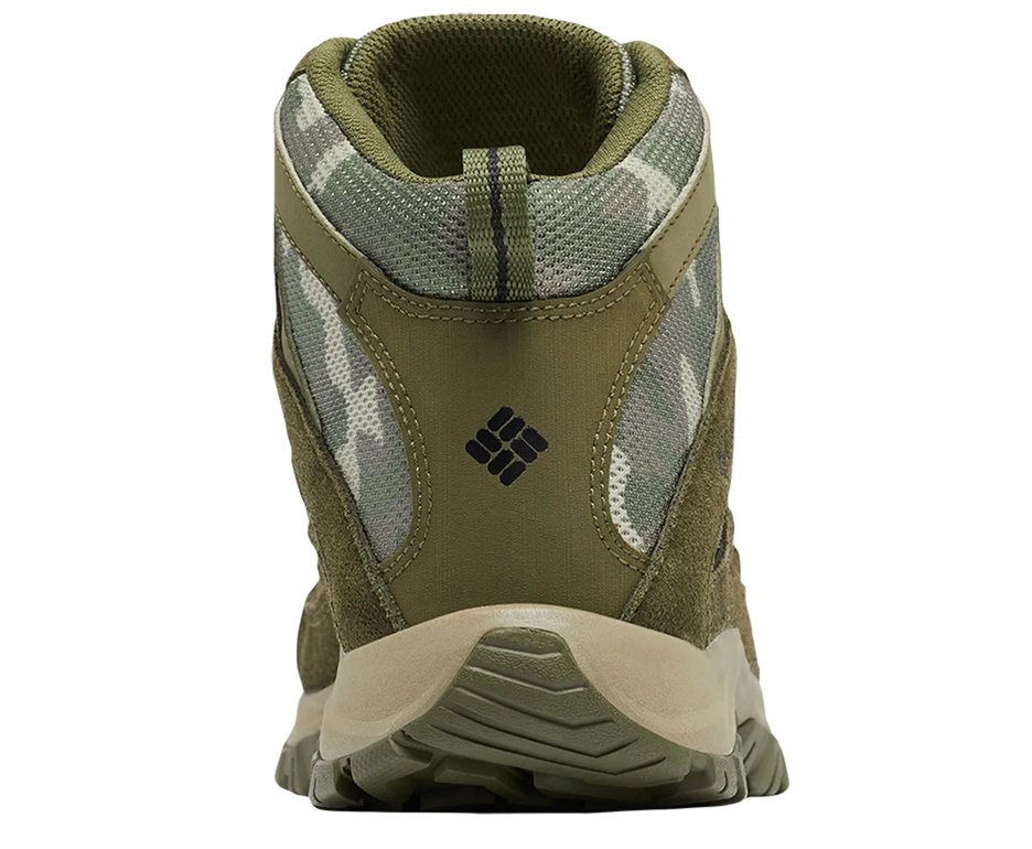 Bota Columbia Masculina Crestwood™ Mid Waterproof - Verde Oliva/Camuflado