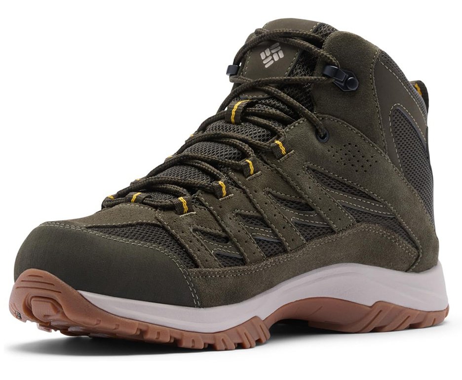 Bota Columbia Masculina Crestwood™ Mid Waterproof - Verde Oliva/Camuflado