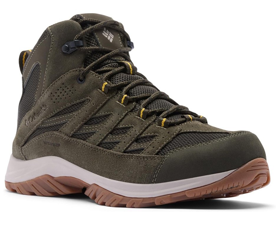 Bota Columbia Masculina Crestwood™ Mid Waterproof - Verde Oliva/Camuflado