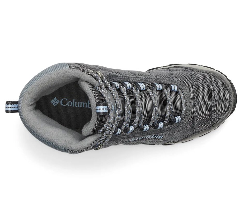 Bota Columbia Feminina Firecamp™ - Graphite Fadad Sky