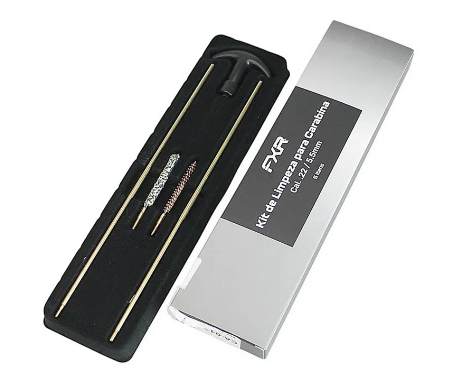 Kit 3 Cx de Chumbinho Rossi Pcp R8 5,5mm Para Destruição E Parada - 200un + Kit Limpeza