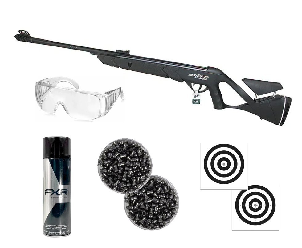 Carabina de Pressão CBC Nitro Advanced 6,35mm + Red Dot 1x30