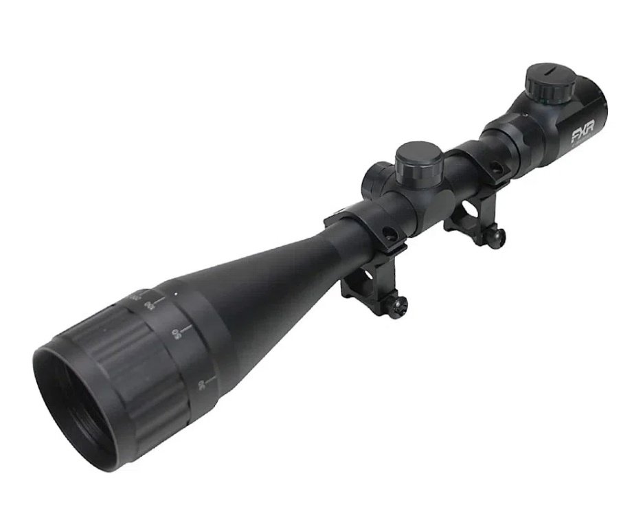 Carabina PCP Nova Vista Avenge-X X1 BBW Bullpup 5,5mm Wood + Bomba + Capa + Chumbo + Alvos + Kit de Limpeza + Desengripante / Anticorrosivo