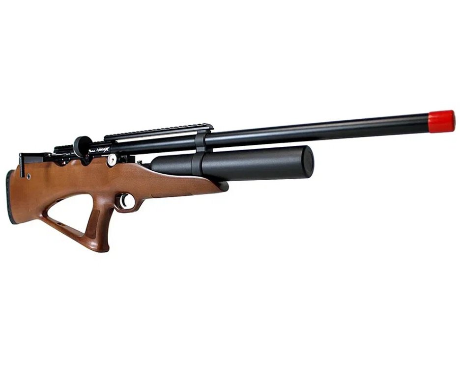 Carabina PCP Nova Vista Avenge-X X1 BBW Bullpup 5,5mm Wood + Compressor Portátil Trivolt Compact