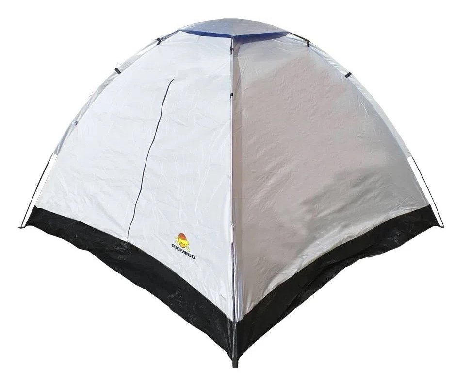 Barraca Atena 4 Pessoas - Guepardo + 2 Sacos de Dormir + 2 Isolantes Térmicos + Lanterna de Cabeça + Fogareiro + Refil Gás