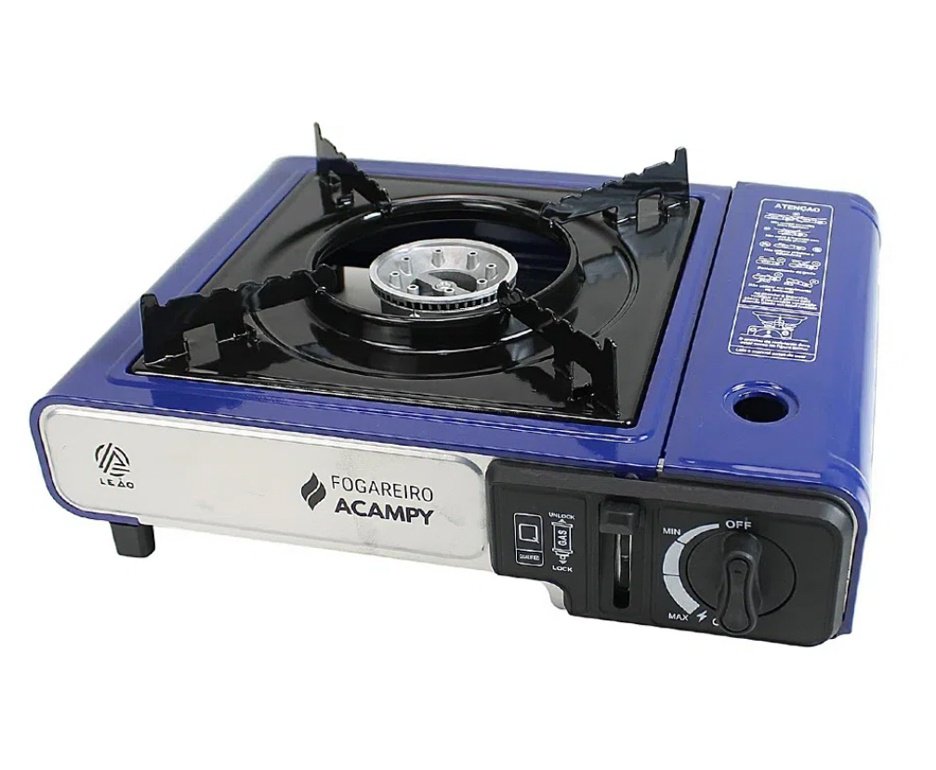 Barraca Atena 4 Pessoas - Guepardo + Saco de Dormir + Colchão Inflável Solteiro + Lanterna de Cabeça + Fogareiro + Refil Gás