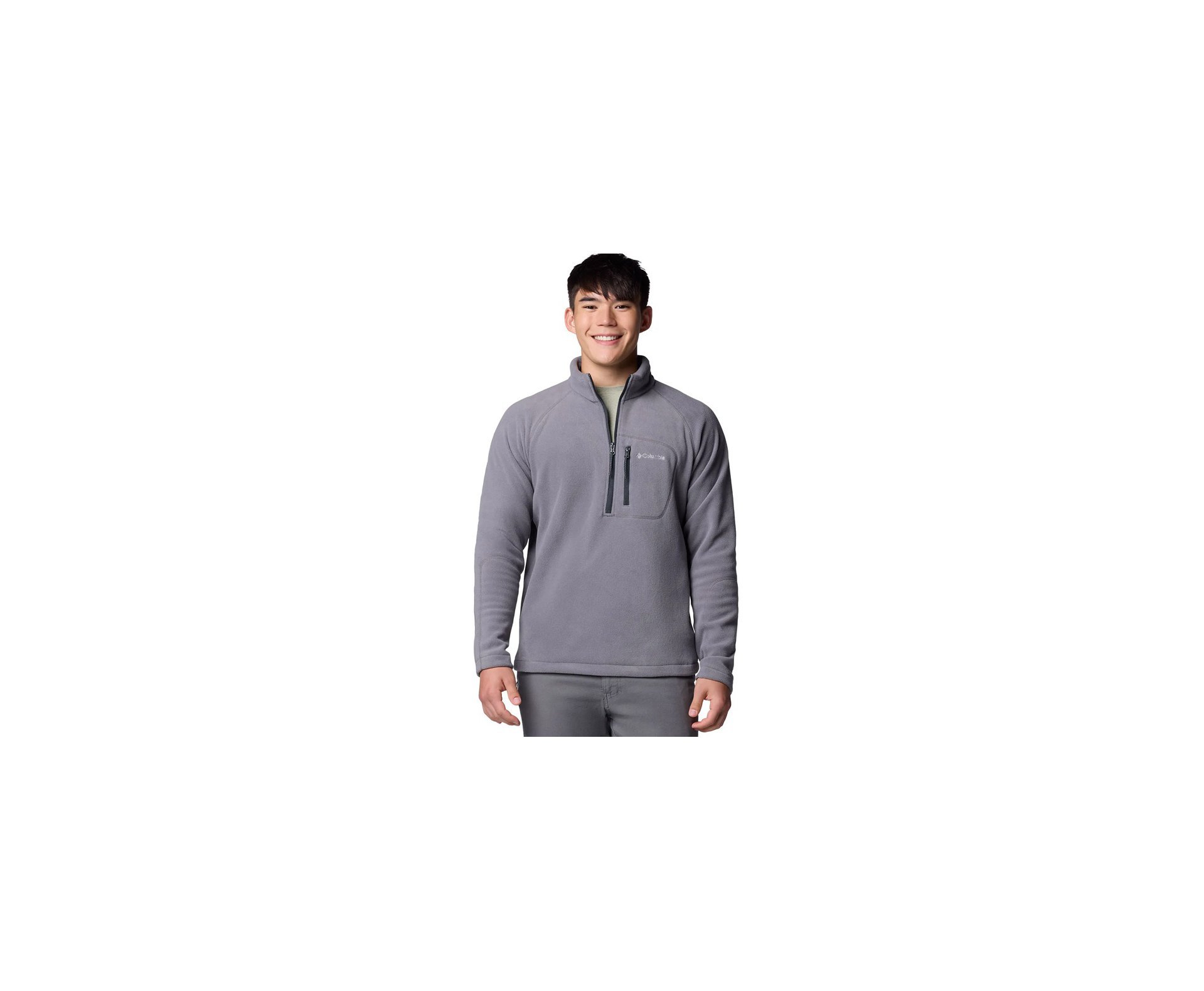 Blusão Fast Trek III Half Zip City Grey/ Shark