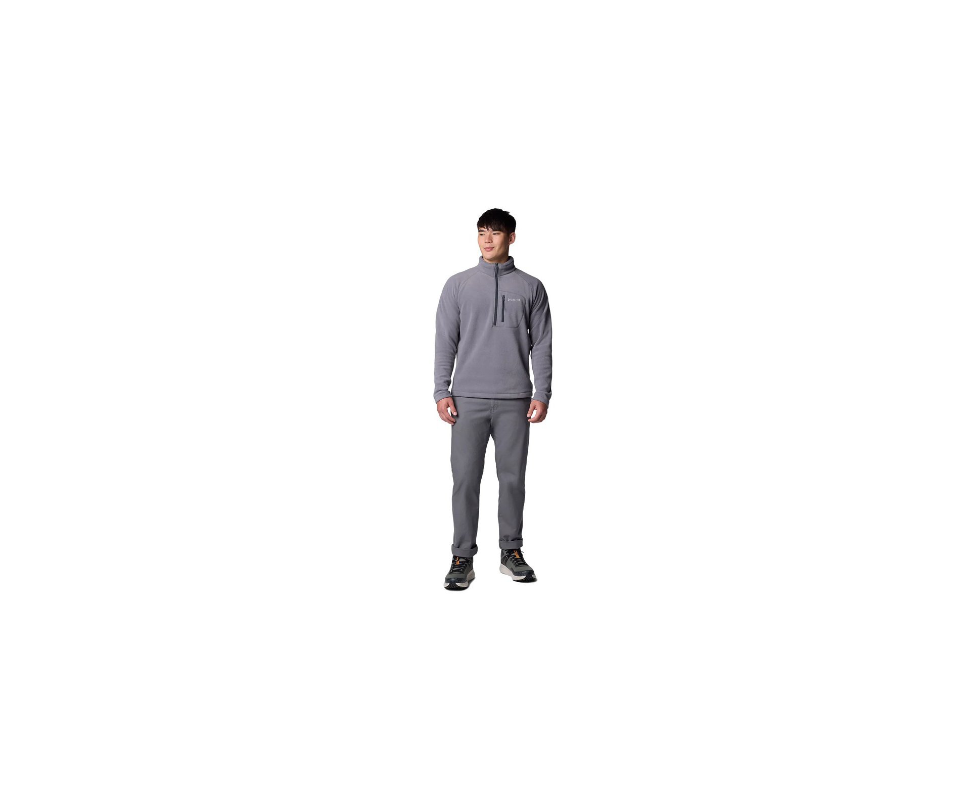 Blusão Fast Trek III Half Zip City Grey/ Shark