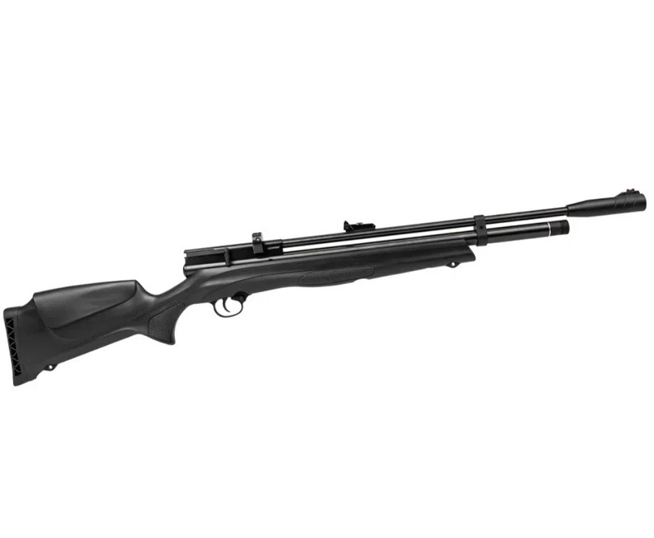 Carabina de Pressão PCP Beeman New 1336S Side Lever 6.35mm - Rossi + Bomba + Capa + Luneta 4x32 + Chumbo + Alvos + Kit Limpeza + Desengripante / Anticorrosivo + Kamuff