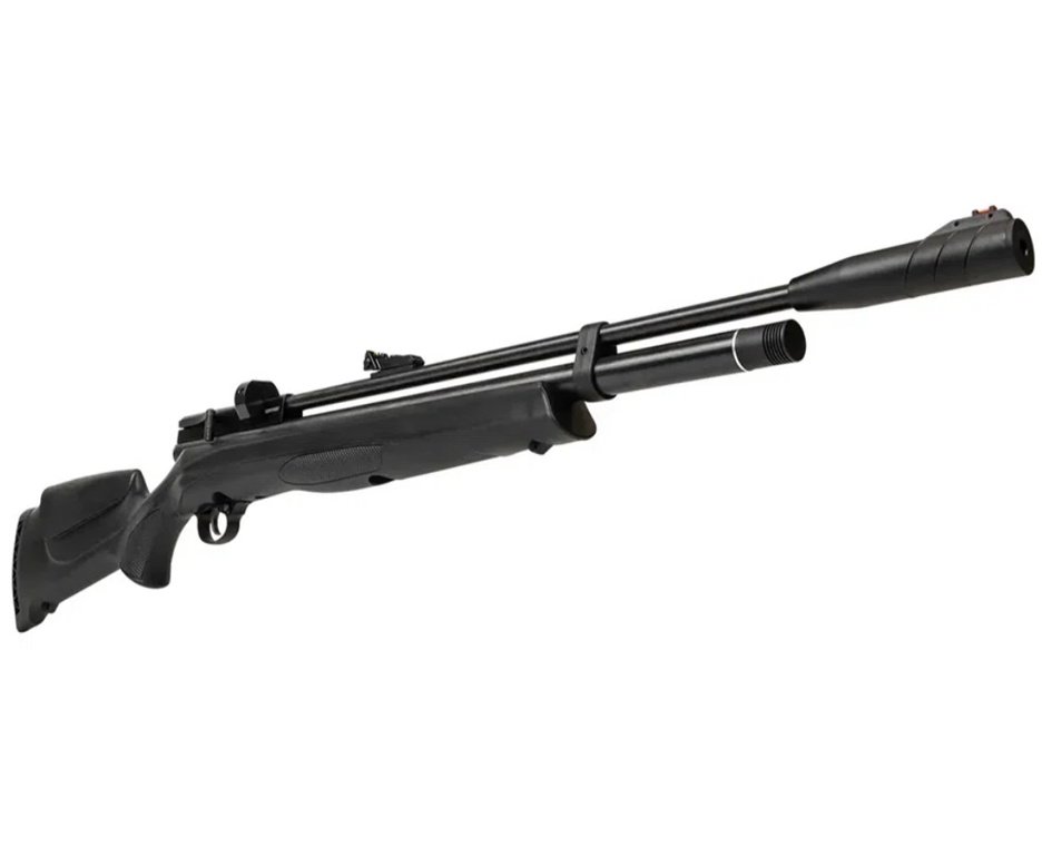 Carabina de Pressão PCP Beeman New 1336S Side Lever 6.35mm - Rossi + Bomba + Capa + Luneta 4x32 + Chumbo + Alvos