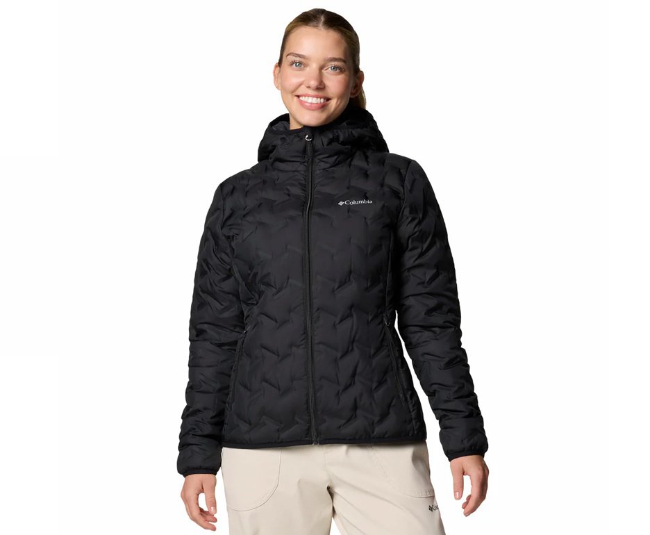 Jaqueta Columbia Delta Ridge II Down Hooded Black