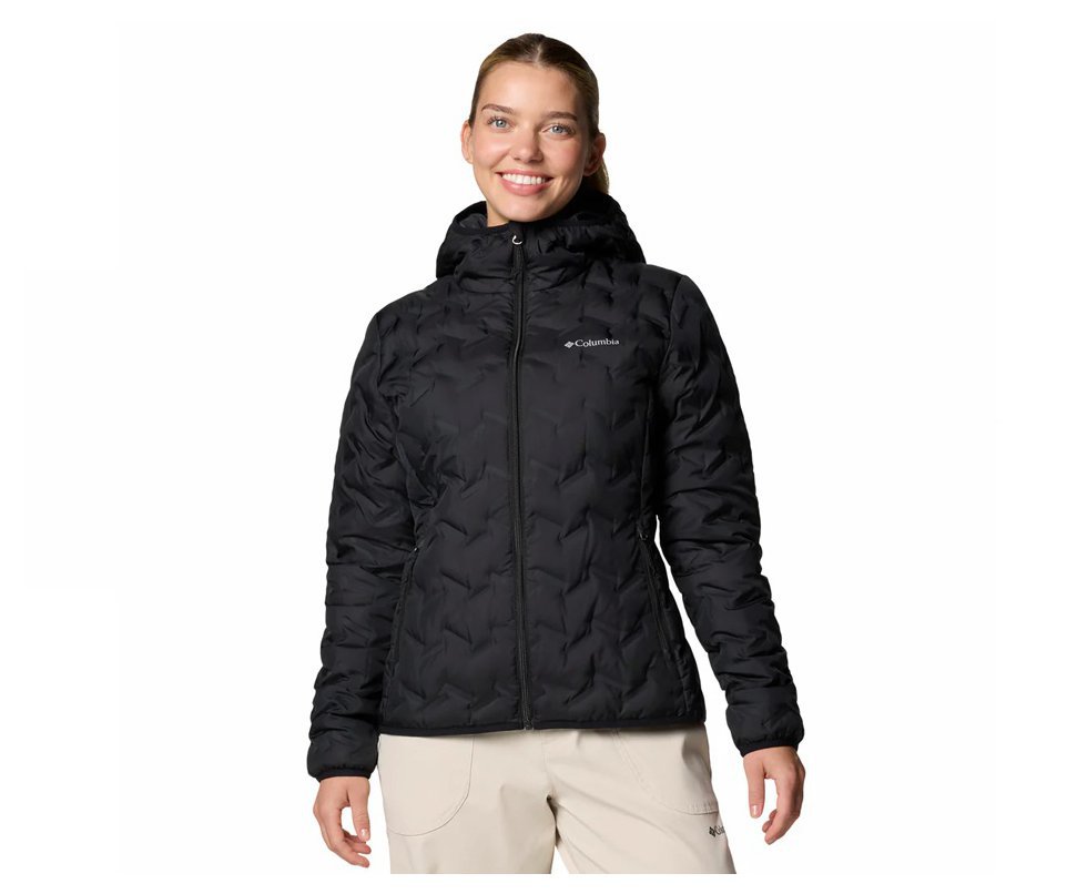 Jaqueta Columbia Delta Ridge II Down Hooded Black