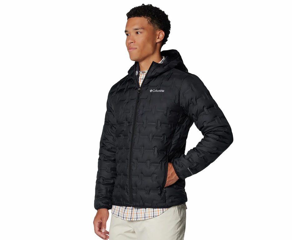 Jaqueta Delta Ridge II Down Hooded Black