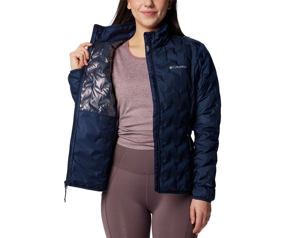 Jaqueta Columbia Feminina Delta Ridge II Down Collegiate Navy