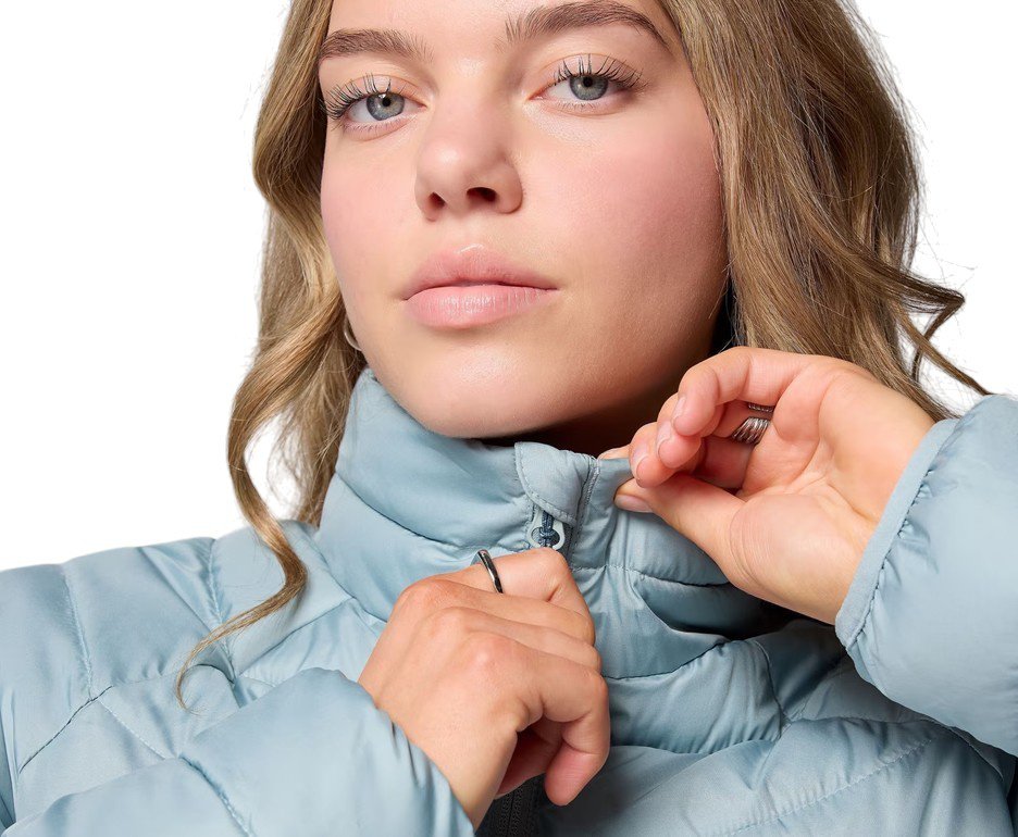 Jaqueta Columbia Feminina Powder Lite II Full Zip Crushed Blue