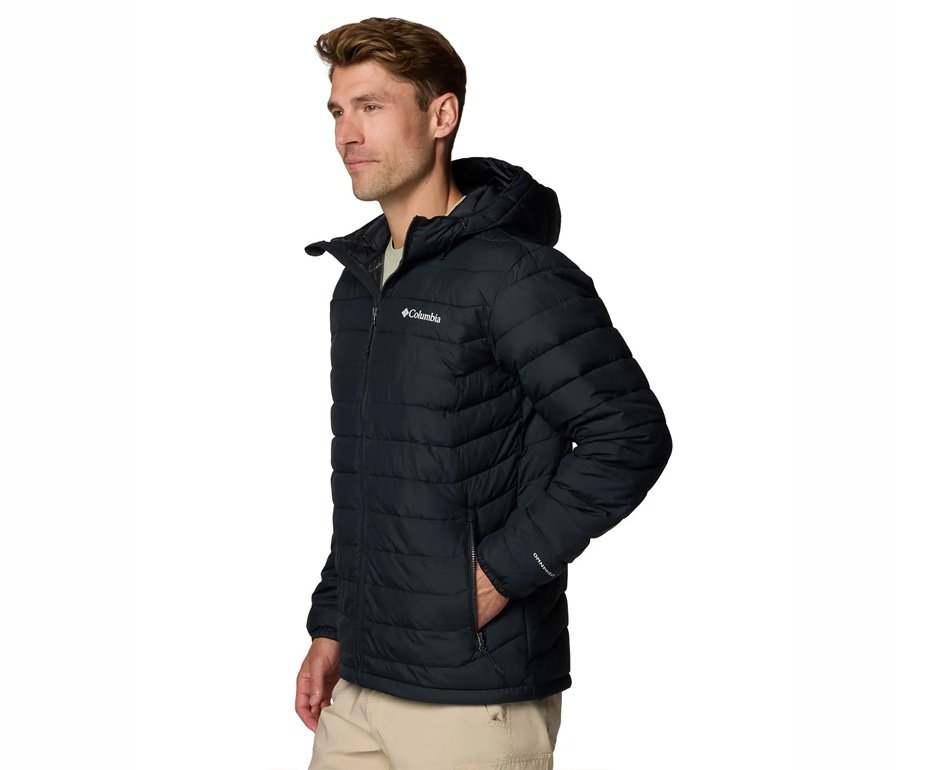 Jaqueta Columbia Masculina Powder Lite II Hooded - Black