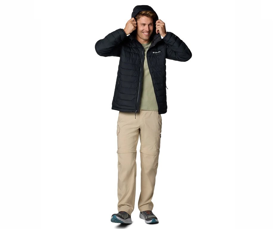 Jaqueta Columbia Masculina Powder Lite II Hooded - Black