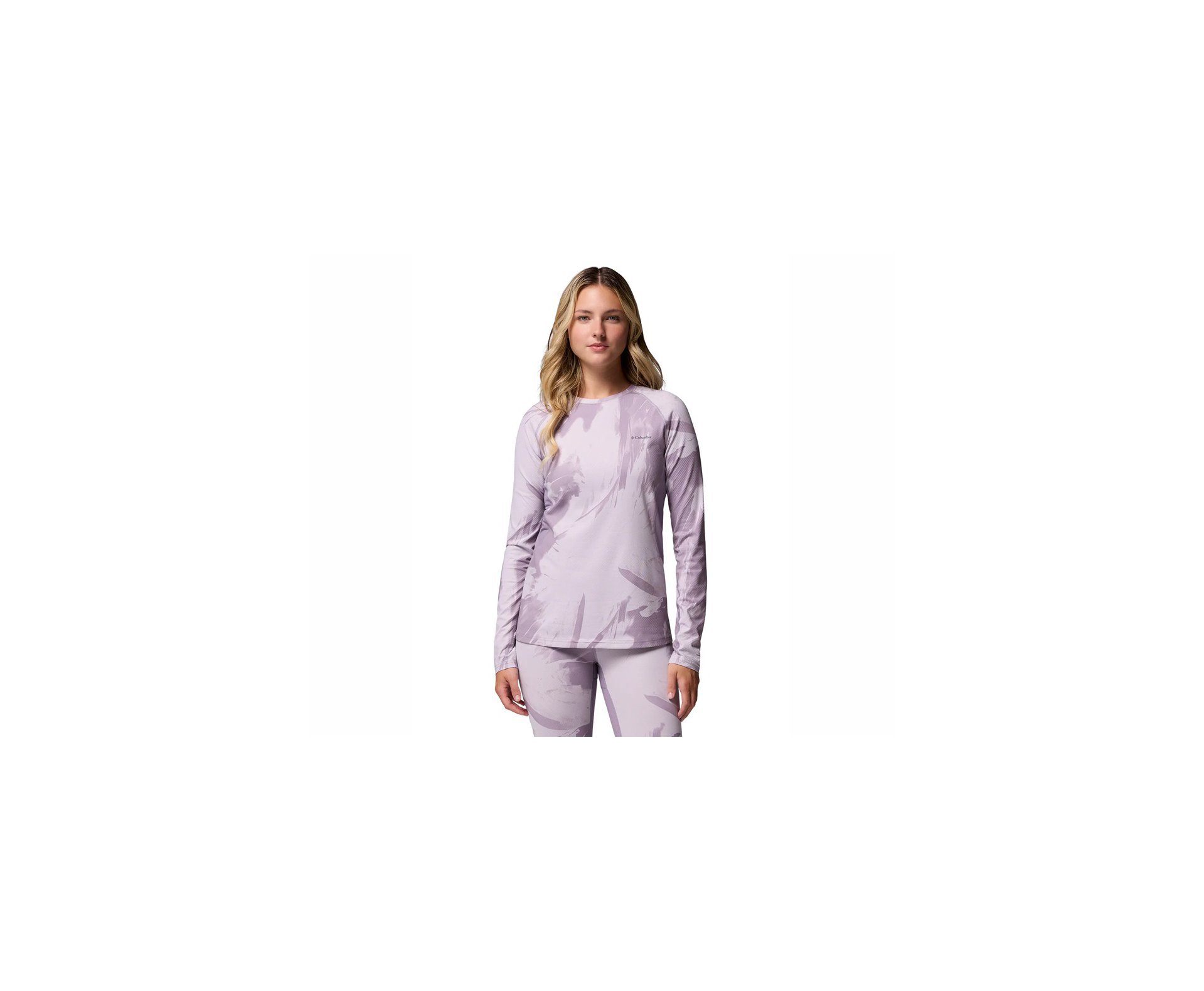 Blusa Columbia Felinina Omni-Heat Infinity Tight Shale - Purple Snowfli