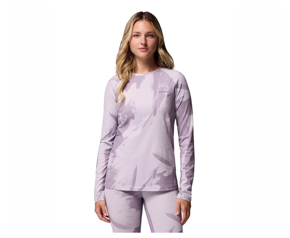 Blusa Columbia Felinina Omni-Heat Infinity Tight Shale - Purple Snowfli