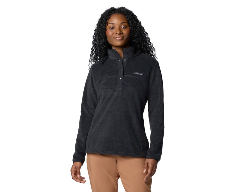 Jaqueta Fleece Columbia Feminina Benton Springs 1/2 Snap Pull Over II