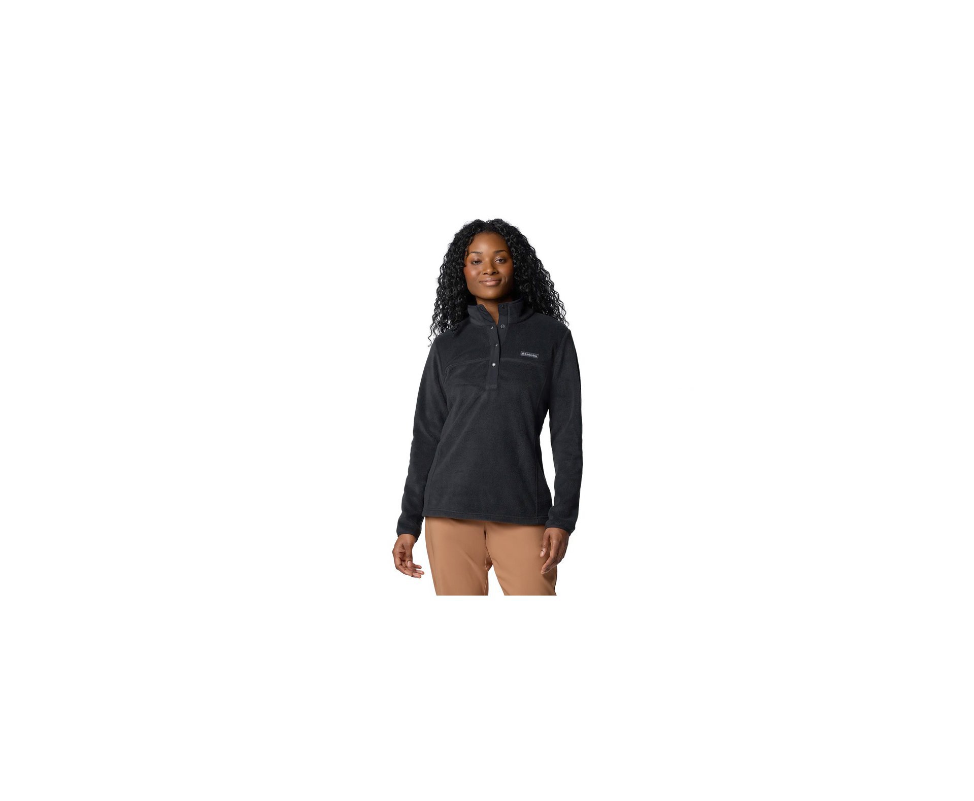 Jaqueta Fleece Columbia Feminina Benton Springs 1/2 Snap Pull Over II