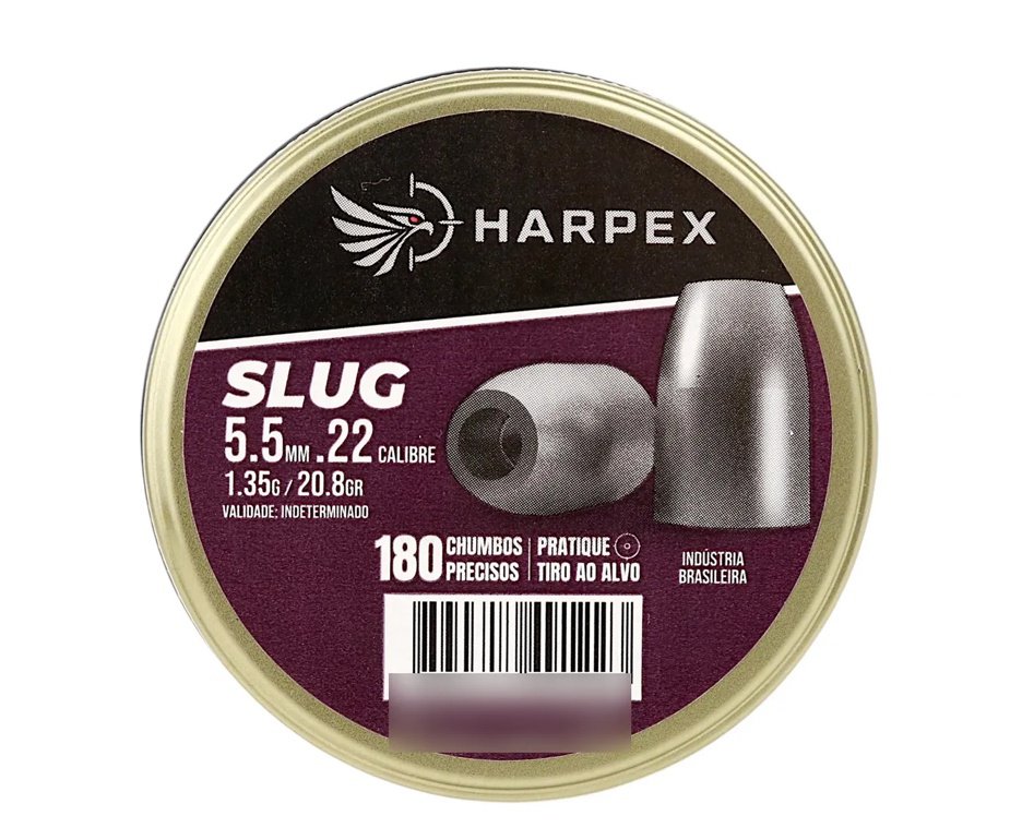 Chumbinho Harpex Slug 5,5mm 180un