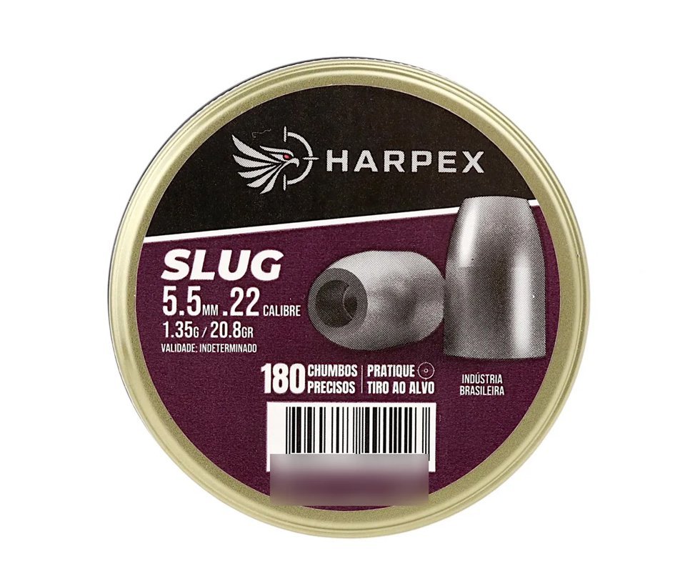 Chumbinho Harpex Slug 5,5mm 180un