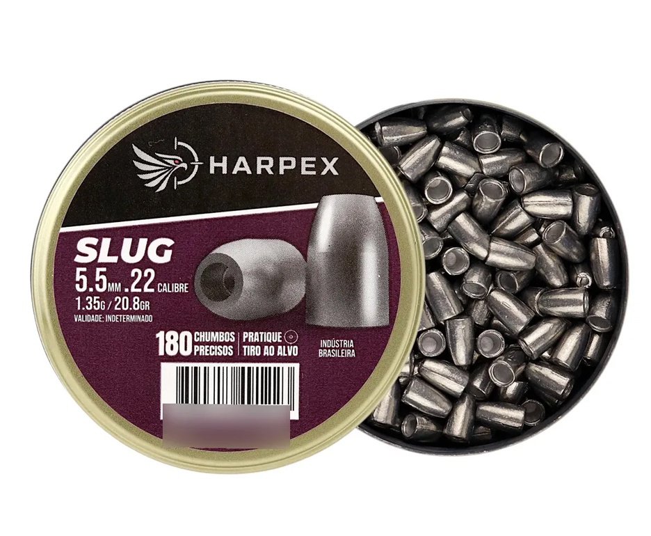 Chumbinho Harpex Slug 5,5mm 180un